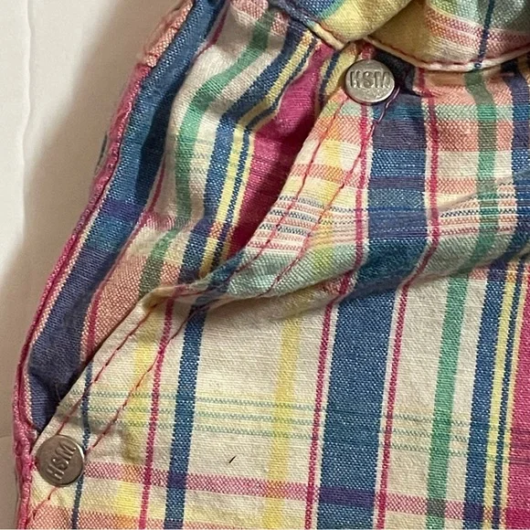 Disney High School Musical Girls Multicolor Striped Shorts with Belt Size 10 - Picture 4 of 11